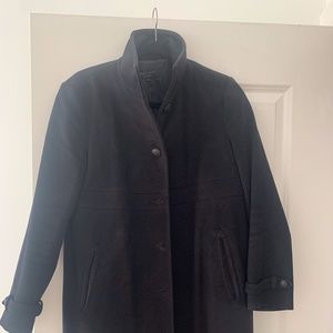 RAG AND BONE Black Peacoat - L